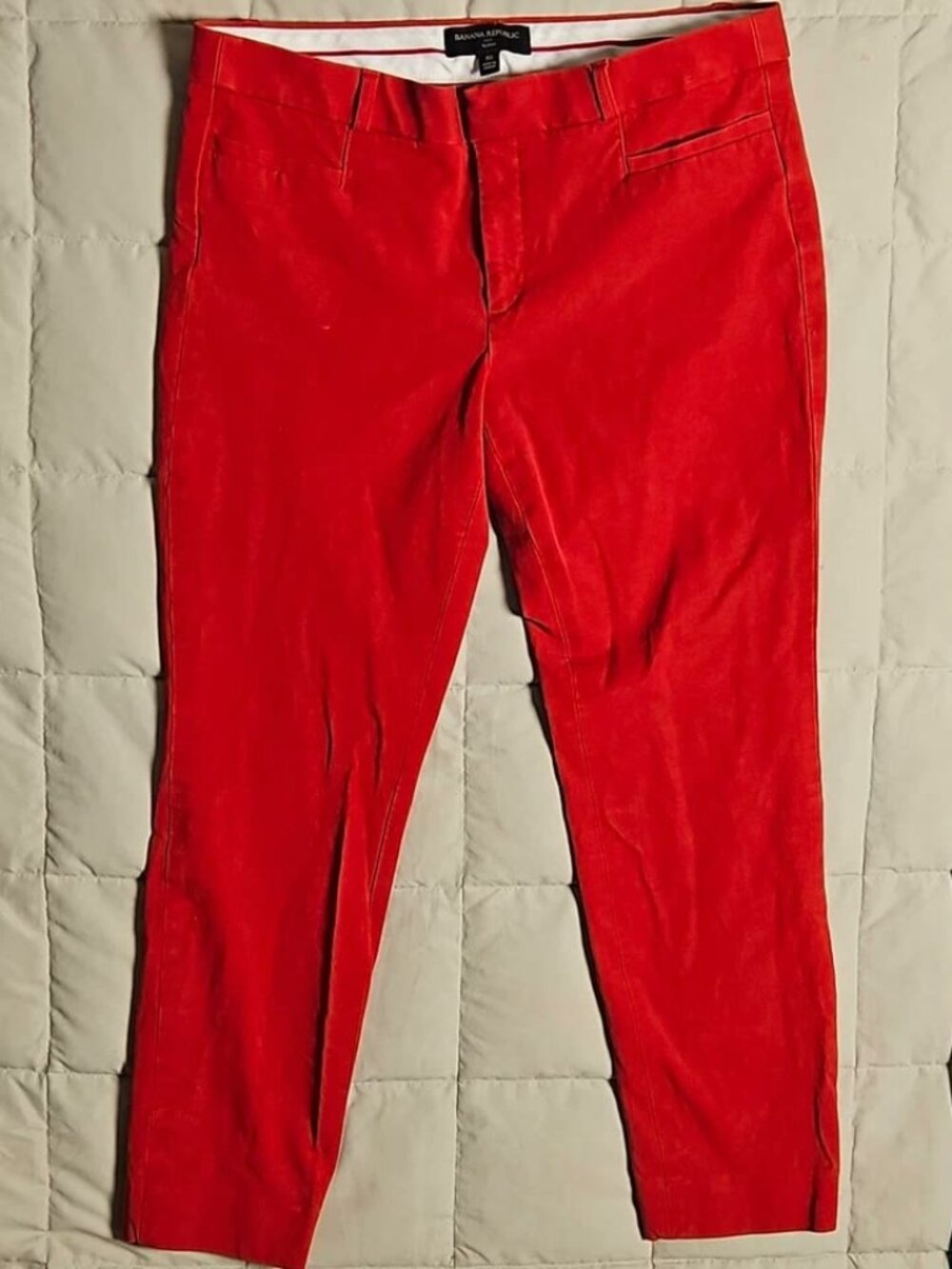 Banana Republic Women's Orange Ankle Skinny Pants – Size 10